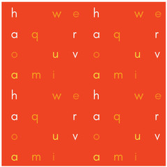 Abstract typography seamless pattern. Design for print, fabric, textile. Seamless wallpaper