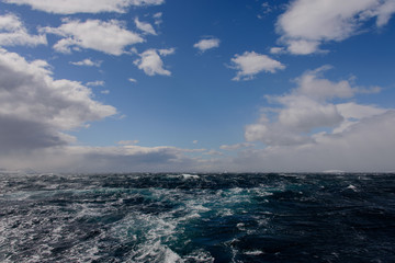 Beautiful stormy seascape