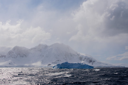 Iceberg in Antarctic sea