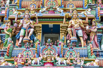 detail of Arulmigu Kapaleeswarar Temple, Chennai, Tamil Nadu, India