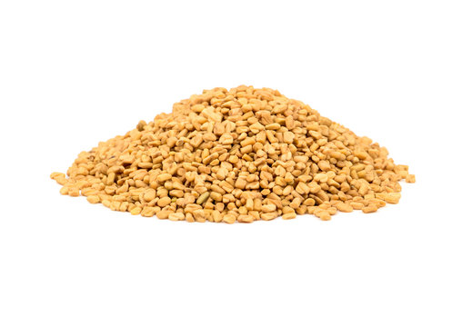 Pile fenugreek grains