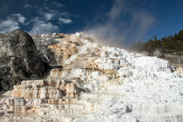 Mammoth Hot Springs, Yellowstone National Park, USA