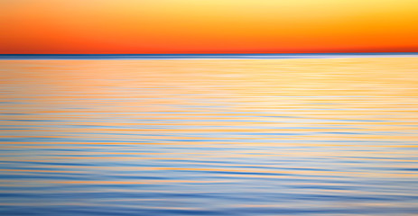 Naklejka na ściany i meble Ocean Sunset Abstract