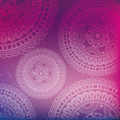 colors mandala decoration background vector illustration design