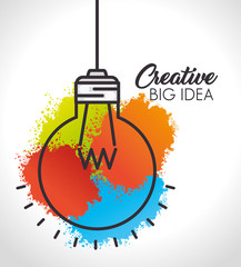 creative big idea set icons vector illustration design