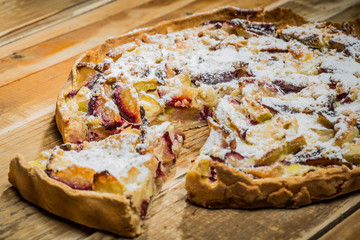 Homemade Organic Apple Pie Dessert Ready to Eat
