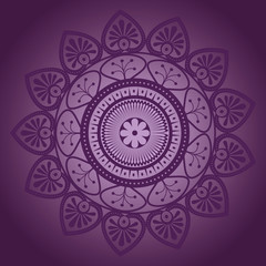 color mandala pattern background vector illustration design
