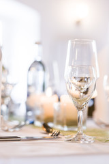gedeckter Tisch