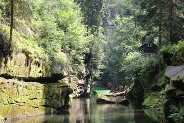 National park Bohemian Switzerland, Czech republic.