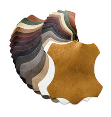 Samples of artificial leather, including Clipping Path