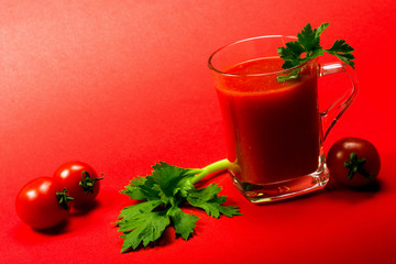 fresh cherry tomato juice