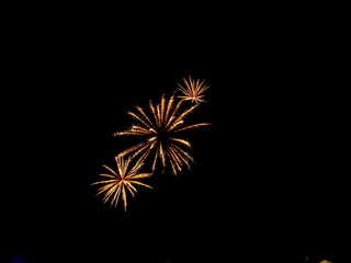 Firework (fireworks) - Light painting - New Year's Eve