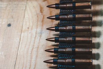 wooden box with bullets amomo equipment terrorist arsenal terrorism top view