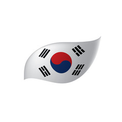 South Korean flag, vector illustration