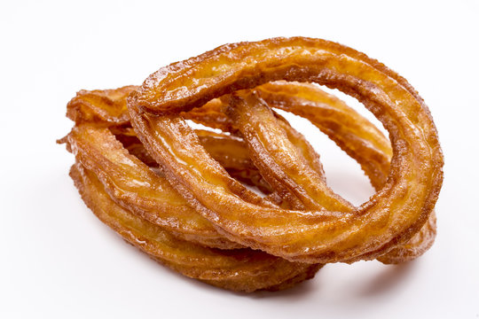 Traditional delicious Turkish desserts; ring dessert, halka tatli