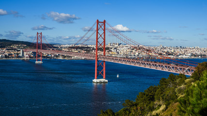 Fototapeta premium Ponte 25 de Abril; Lissabon