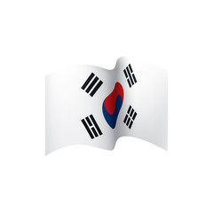 South Korean flag, vector illustration