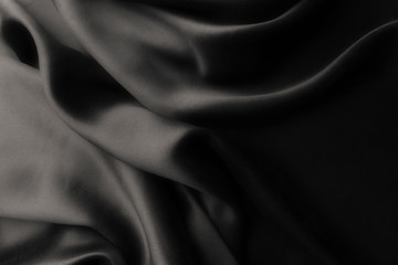 Fototapeta premium Elegant soft silk with waves, abstract background