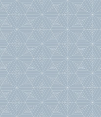 Abstract seamless pattern of geometric shapes.