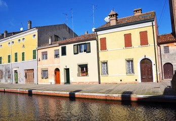 Small Italian town Comacchio also known as 
