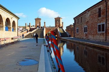 Small Italian town Comacchio also known as 
