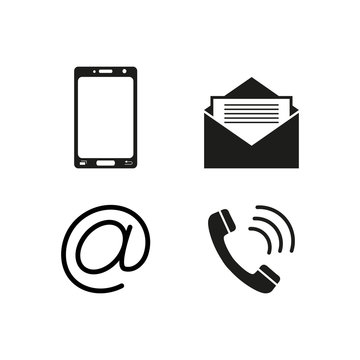 Contacts telephone icons