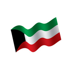 Kuwait flag, vector illustration