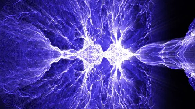 Fractal light waveforms ripple and shine (Loop).