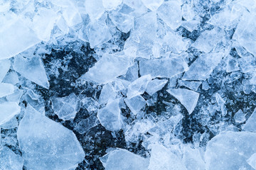 Broken ice texture