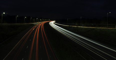 light trails