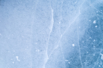 Texture of ice surface