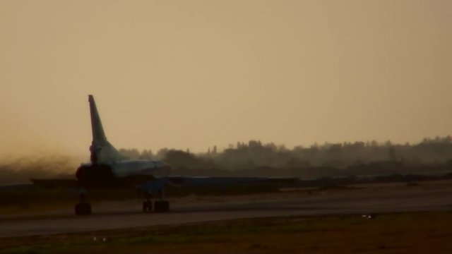 Tu-22M3 ignition of the afterburner