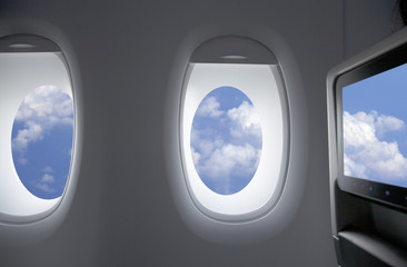 airplane window views