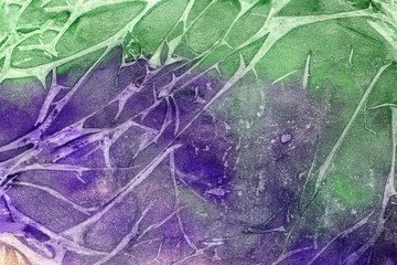 Purple green abstract watercolor background
