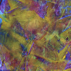 Abstract hand painted acrylic background.