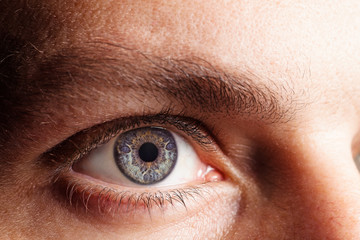 Fototapeta premium Human eye close up