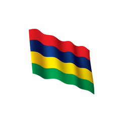 Mauritius flag, vector illustration