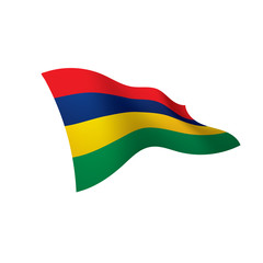 Mauritius flag, vector illustration