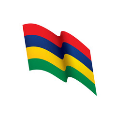 Mauritius flag, vector illustration