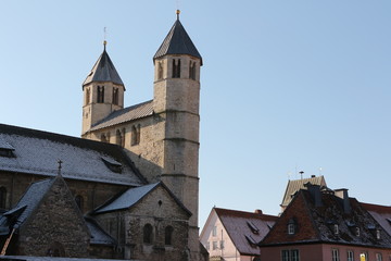 Die Kirchtürme der Evangelisch-Lutherischen Stiftskirche in Bad Gandersheim