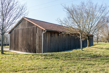 Fototapeta premium Landwirtschaftliche Gebäude