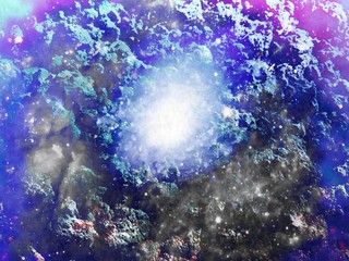 Obraz na płótnie Canvas Silk Cosmic Universe Abstract
