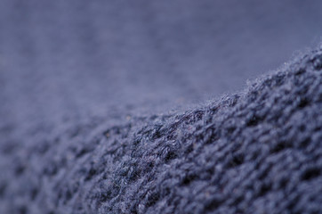 Naklejka premium Blue cloth clothing macro