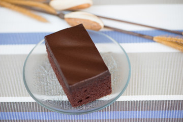 Piece of Chocolate cake