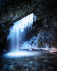 Icicle Cave Falls