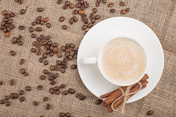 coffee with cinnamon