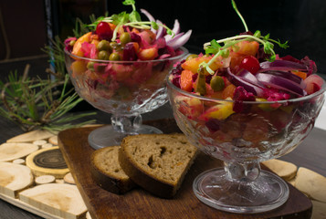 the vinaigrette beet salad