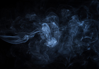 abstract smoke texture on black background