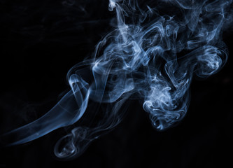 abstract smoke texture on black background