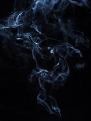 abstract smoke texture on black background